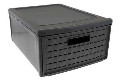 Image of Oecoplan Schubladenbox klein Country anthrazit bei JUMBO