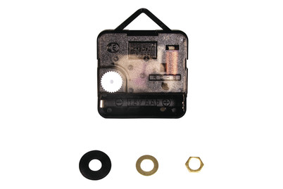 Image of Quarz-Uhrwerk, 7,6mm ø, 20mm Achse, montiert, SB-Btl 1Stück bei JUMBO