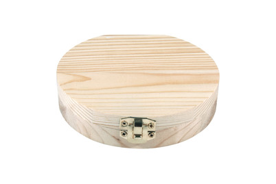 Image of Holzbox für Milchzähne Fsc100%, 12cm ø, 2,7cm bei JUMBO