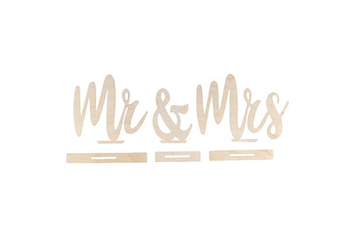Image of Holzmotive Mr&Mrs , FSCMixCred, 42x2x14,5cm, 6-teilig, SB-Btl 1Set bei JUMBO