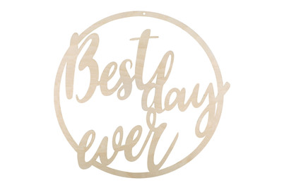 Image of H-Kranz Best day.. , FSCMixCred, 31cm ø, zum Hängen, Box 1Stück bei JUMBO