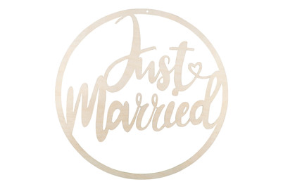 Image of H-Kranz Just married ,FSCMixCred, 30cm ø, zum Hängen, Box 1Stück bei JUMBO