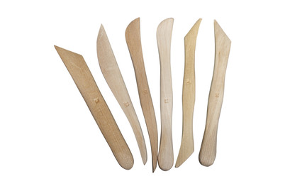 Image of Holz Modellierwerkzeug, 12 versch. Spitzen, SB-Btl. 6Stück bei JUMBO