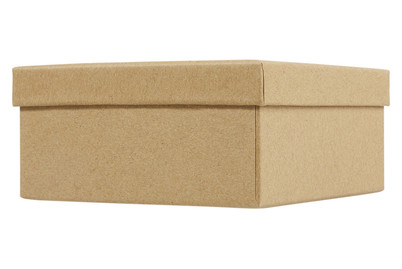 Image of Glorex Papp-Kiste mit Passepartout 11 x 11 x 5 cm bei JUMBO