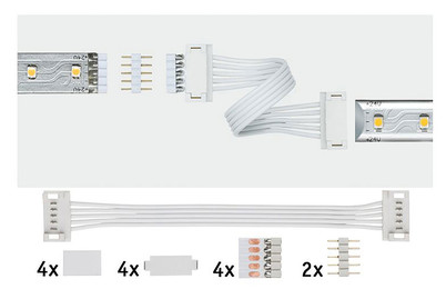 Image of MaxLED Universal Verbinder 2er-Pack Weiss bei JUMBO
