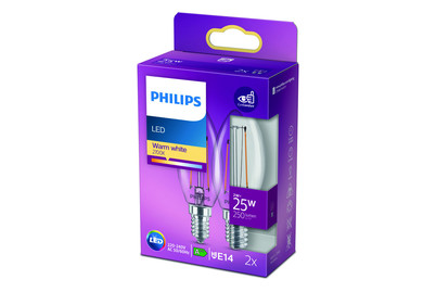 Image of Philips LED Kerze E14 (2W) 25W Duo
