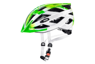 Image of Uvex Velohelm Air Wing lime-white 52-57 cm bei JUMBO