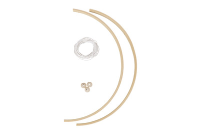 Image of Bambus Holzmobile, 2 Bögen à 25 cm, 6-teilig, , SB-Btl. 1Set bei JUMBO