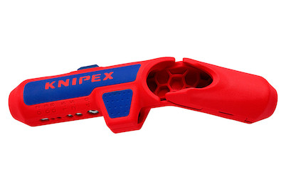 Image of Knipex 16 95 01 SB ErgoStrip® Universal-Abmantelungswerkzeug 135 mm bei JUMBO
