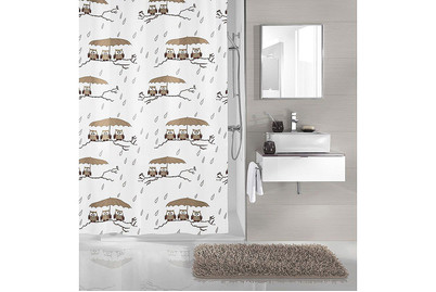 Image of Kleine Wolke Duschvorhang Eule 240x180 cm bei JUMBO