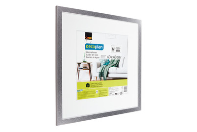 Image of Oecoplan Holzrahmen 40x40 cm silber bei JUMBO