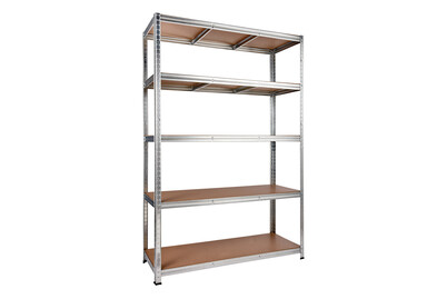 Image of Verzinktes Metallregal mit 5 Böden bei JUMBO