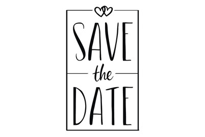Image of Stempel Save the Date , 5x8cm