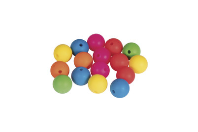 Image of Silikonperlen, 12mm ø, SB-Btl 16Stück bei JUMBO
