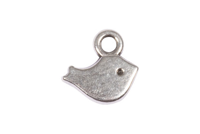 Image of Metall Mini-Anhänger Vogel, 8x5mm, SB-Btl. 6Stück bei JUMBO