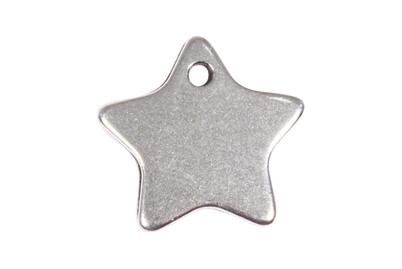 Image of Metall Anhänger Stern, 19x9mm, SB-Btl. 2Stück bei JUMBO