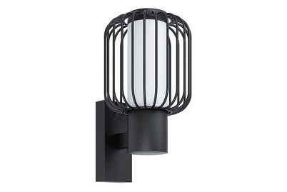 Image of Eglo Aussen-/Wandleuchte Ravello schwarz/weiss E27 bei JUMBO