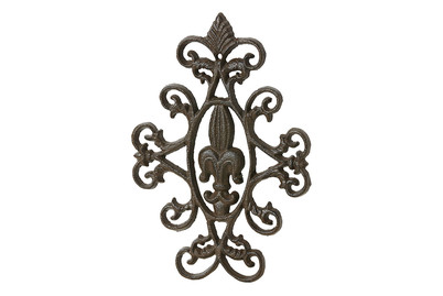 Image of Wand-Dekoelement Lilie Gusseisen bei JUMBO