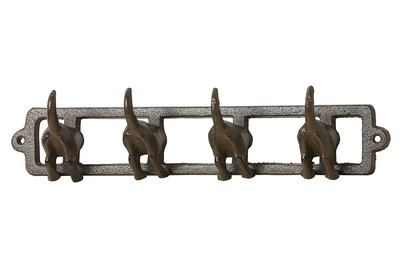 Image of Wandhaken Hunde 34.5Cm Gusseisen bei JUMBO
