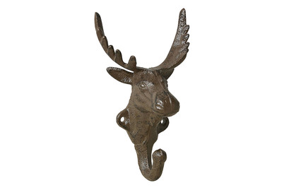 Image of Wandhaken Hirsch 10x15.5CM Gusseisen bei JUMBO