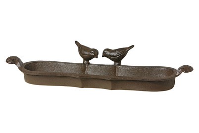 Image of Vogelbad lang 45x16x8CM Gusseisen bei JUMBO