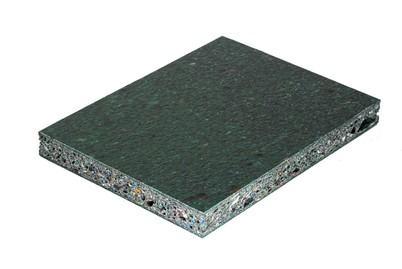 Image of Recyclingplatte schwarz 240x120cm bei JUMBO