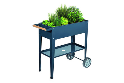 Image of Home and More Hochbeet Colorado (75x34x82cm), Metall Anthrazit bei JUMBO