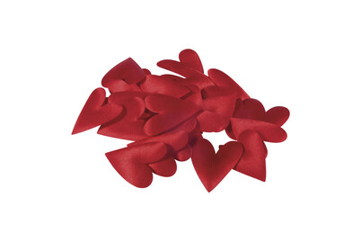 Image of Satin Streuteil Herz, 3cm ø, PVC-Box 48Stück bei JUMBO