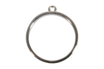 Image of Metall- Fassung: Anhänger rund , 30mm ø, SB-Btl 1Stück bei JUMBO