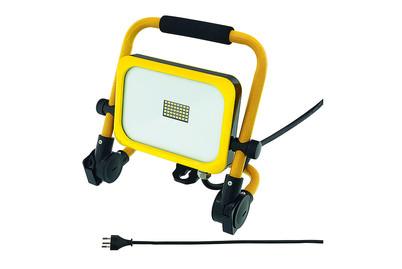Image of Worklight LED Strahler 20W mit Traggriff und klappbarem Standfuss