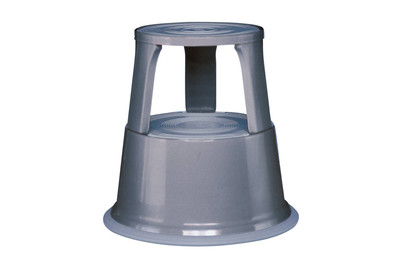 Image of Rollhocker Metall Grau bei JUMBO