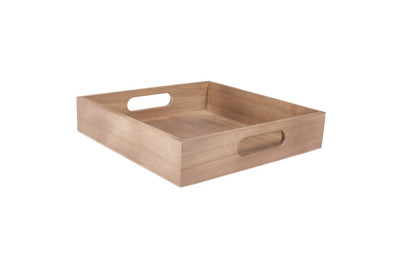 Image of Holz Tablett, FSC 100%, 24x24x5cm bei JUMBO