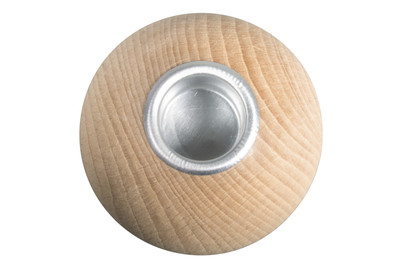 Image of Rohholzkugel Kerzenhalter, 7cm ø, Box 1Stück bei JUMBO