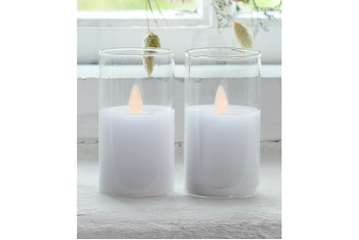 Image of Sirius LED-Kerze Ivy Mini 2er Set, 9 cm, Weiss bei JUMBO