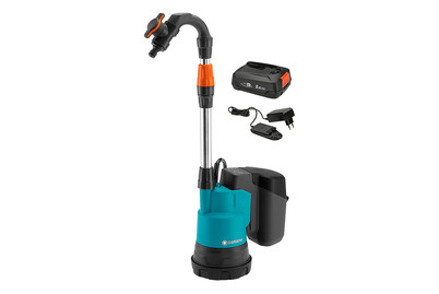 Image of Gardena Akku-Regenfasspumpe 2000/2 18V P4A Ready-To-Use Set bei JUMBO