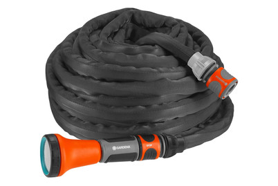 Image of Gardena Textilschlauch Liano 10m mit Hahnverbinder für Indoor-Wasserhähne bei JUMBO