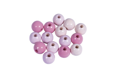 Image of Holz Perlen Mischung, FSC 100%, 8mm ø, poliert, SB-Btl 84Stück bei JUMBO