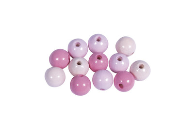 Image of Holz Perlen Mischung, FSC 100%, 10mm ø, poliert, SB-Btl 52Stück bei JUMBO