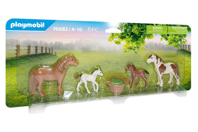 Image of Playmobil Country Ponys mit Fohlen (70682)