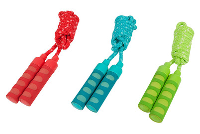 Image of Hudora Springseil mit Softgriffen, Farben assortiert bei JUMBO