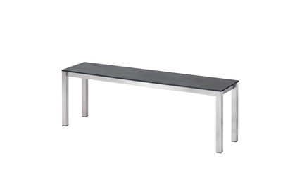 Image of Ellems Gartenbank Stettin HPL grau silber, klein bei JUMBO