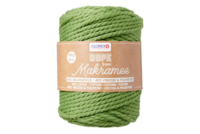 Image of Makramee Rope 5mm 500g gedreht oliv bei JUMBO