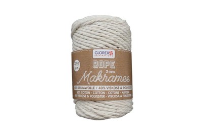 Image of Makramee Rope 3 mm 250 g gedreht creme bei JUMBO