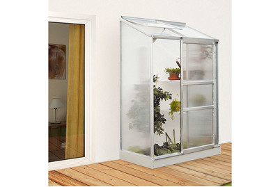 Image of Vitavia Anlehngewächshaus Ida 900 silber bei JUMBO