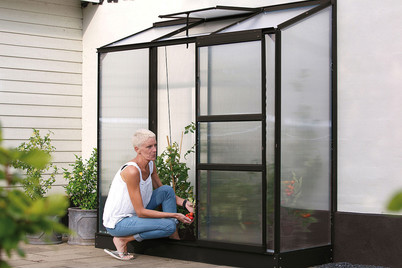 Image of Vitavia Anlehngewächshaus Ida 1300 schwarz bei JUMBO