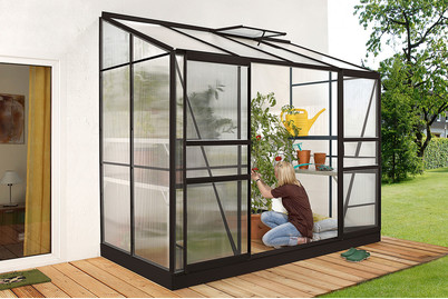 Image of Vitavia Anlehngewächshaus Ida 3300 schwarz bei JUMBO