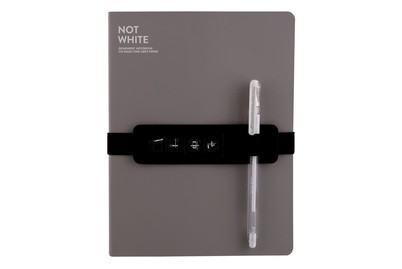 Image of Nuuna Notebook NOT White L Light, Grey bei JUMBO