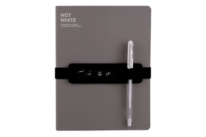 Image of Nuuna Notebook NOT White L Light, Grey