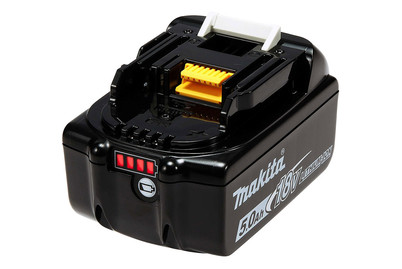 Image of Makita Akku mit Ladestandanzeige Li-Ion Bl1850B 18 V / 5.0 Ah bei JUMBO