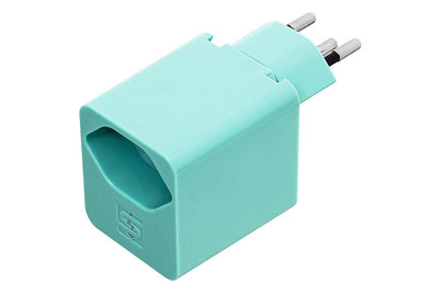 Image of USB PD 18W Ladeadapter USB C 5V/3.0A T12/T13 drehbar 325° türkis bei JUMBO